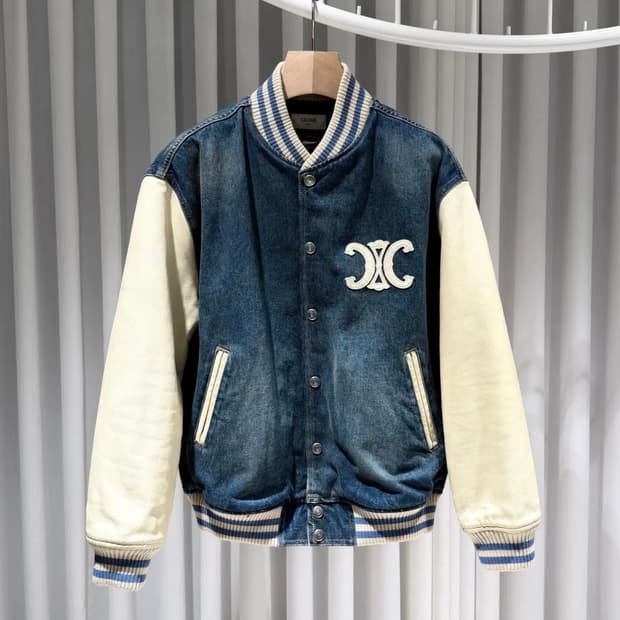 S / 셀린느 트레일 워시 데님 루즈 트리옹프 자켓