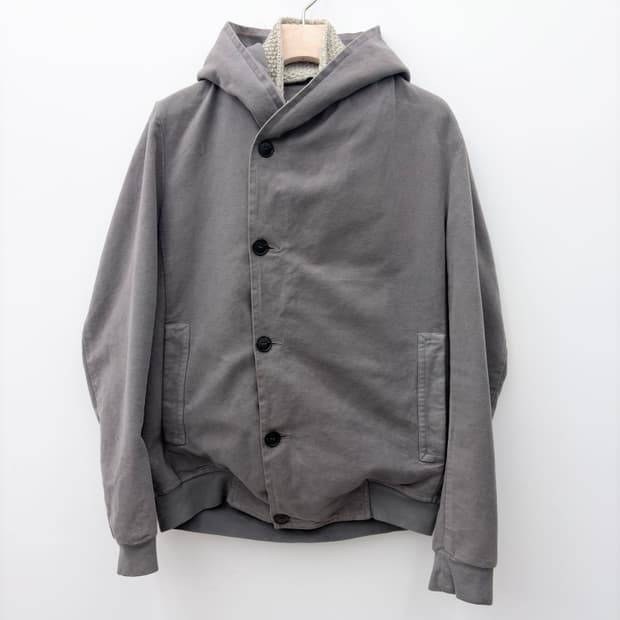 LAYERED HOODED JACKET