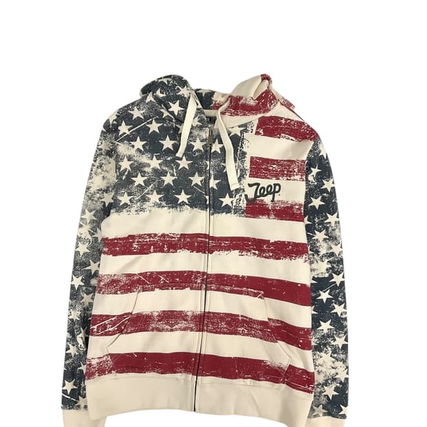 지프 별 성조기 후드집업 (m)
