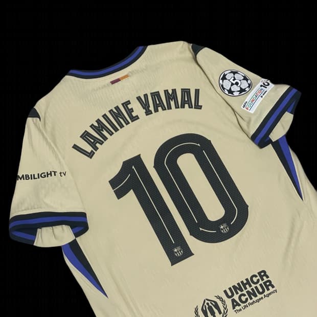 [어센틱 ADV 정품] 25-26 바르셀로나 어웨이 라민야말 어센틱