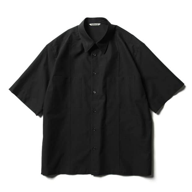 오라리 WASHED FINX RIPSTOPCHAMBRAY 하프셔츠