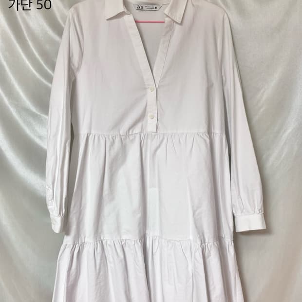 ZARA 화이트 셔츠 원피스 
