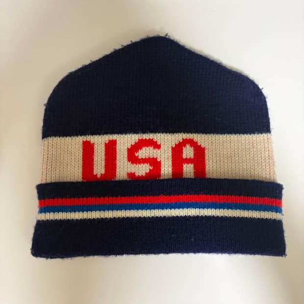 빈티지 미국 usa 올림픽 비니