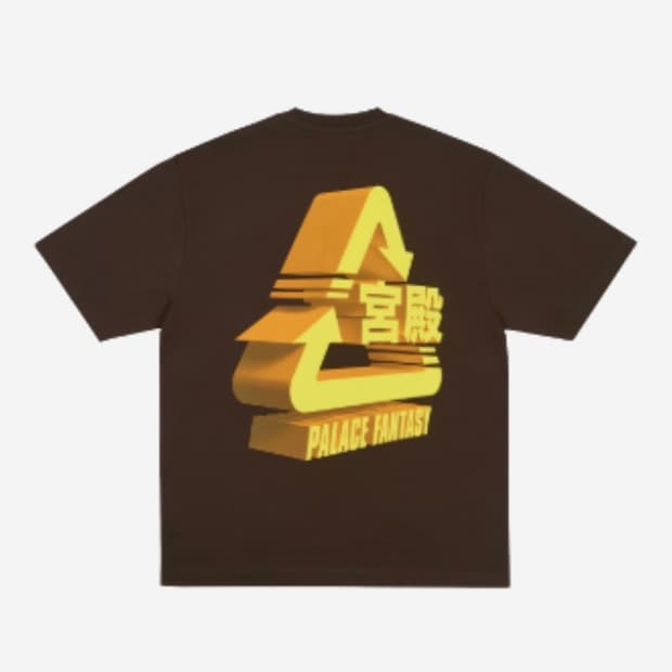 팔라스 x SCI FI 트라이 반팔 티셔츠 브라운 XL XXL