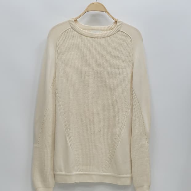 SOLID HOMME 솔리드 옴므 모 100% 니트 / 남 100 크림
