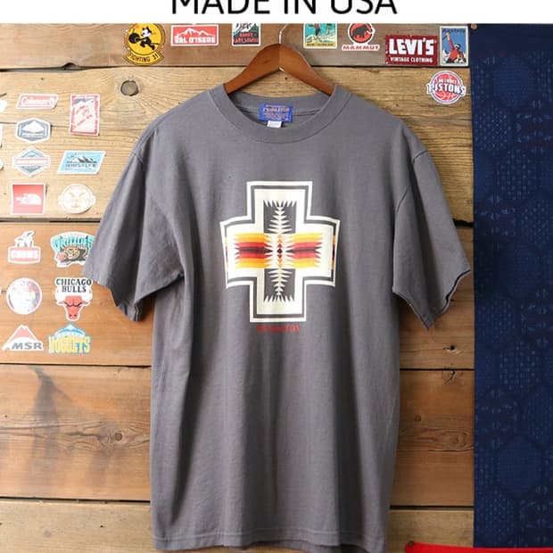 미국 메이드 PENDLETON 펜들턴 코튼100% 티셔츠