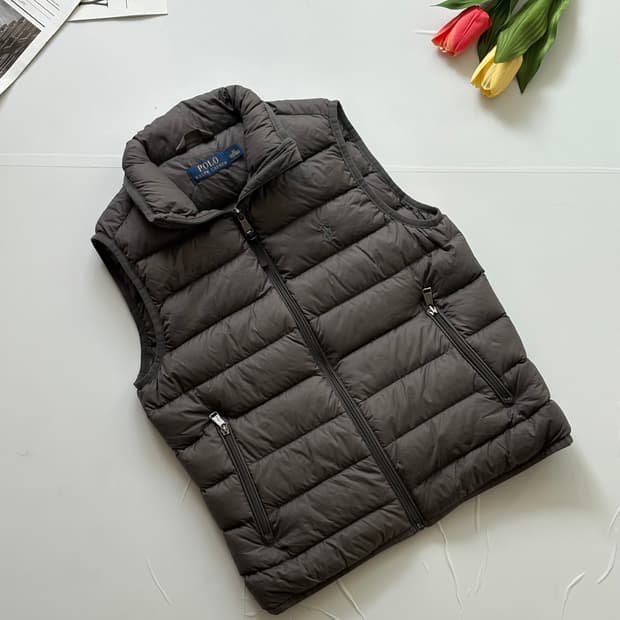 Polo 폴로랄프로렌 그레이 덕다운 조끼