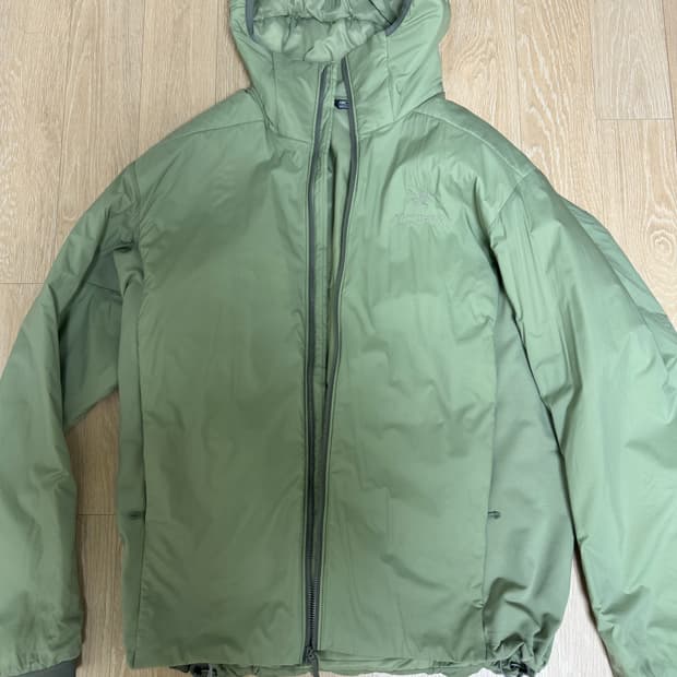 [L] 아크테릭스 아톰 후디 클로리스 컬러 판매