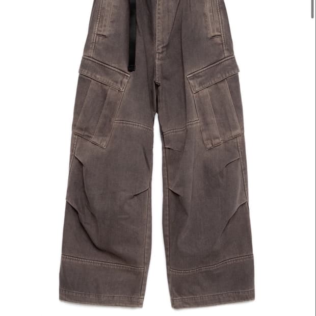 (1)해칭룸 밀팬츠 워시드차콜