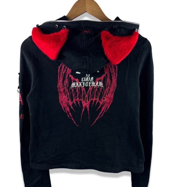 JPN 지뢰계 펑크 사선 집업2031