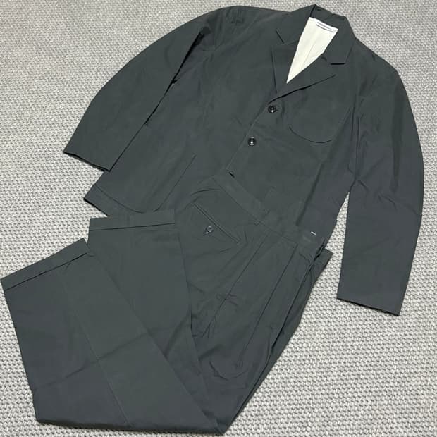 유니폼브릿지 코튼 나일론 다크그레이 셋업 M