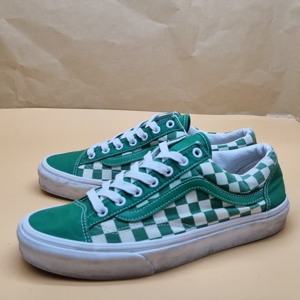 반스 스타일36 체커보드 그린 스니커즈265
