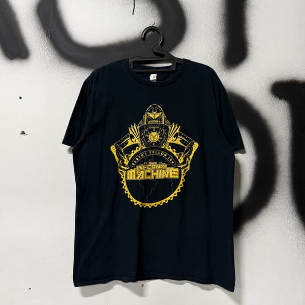 VTG 빈티지 인페르날 머신 빅 프린팅 반팔 티셔츠