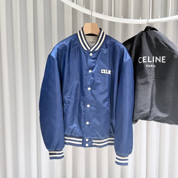 (A+/50) / 셀린느 루즈 테디 봄버 블루종 자켓 네이비