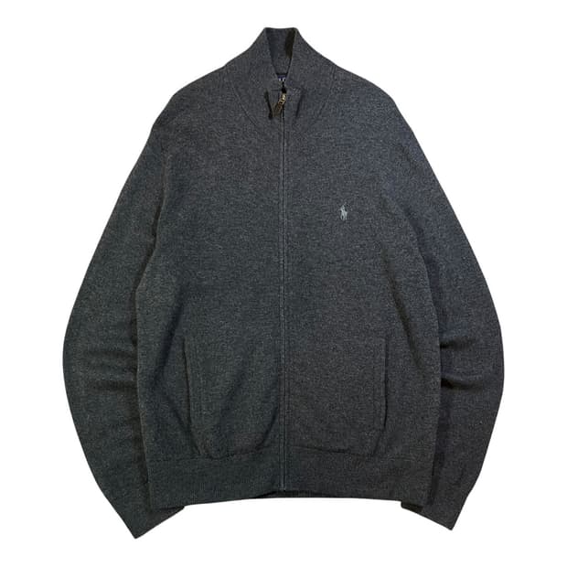 폴로 랄프로렌 울 니트 집업