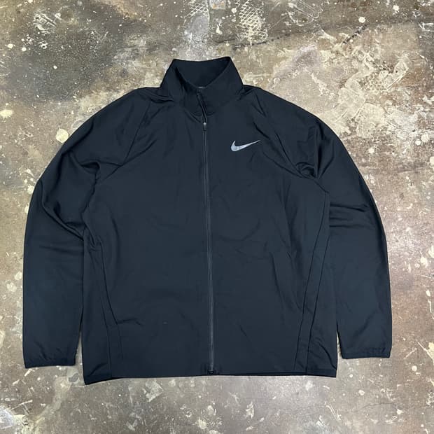 XL) 나이키 블랙 윈드브레이커 바람막이 반품 자켓 점퍼 런닝코어