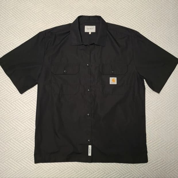 칼하트WIP 크래프트 반팔 셔츠 블랙 XL 사이즈