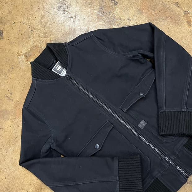 [정품/M] G-Star RAW 블랙 봄버 자켓 b10