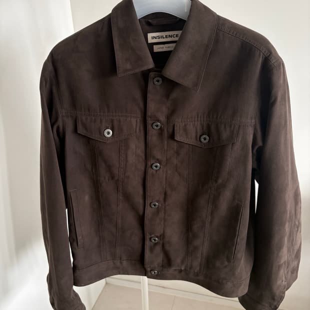 인사일런스 포우 스웨이드 트러커 자켓 브라운 S