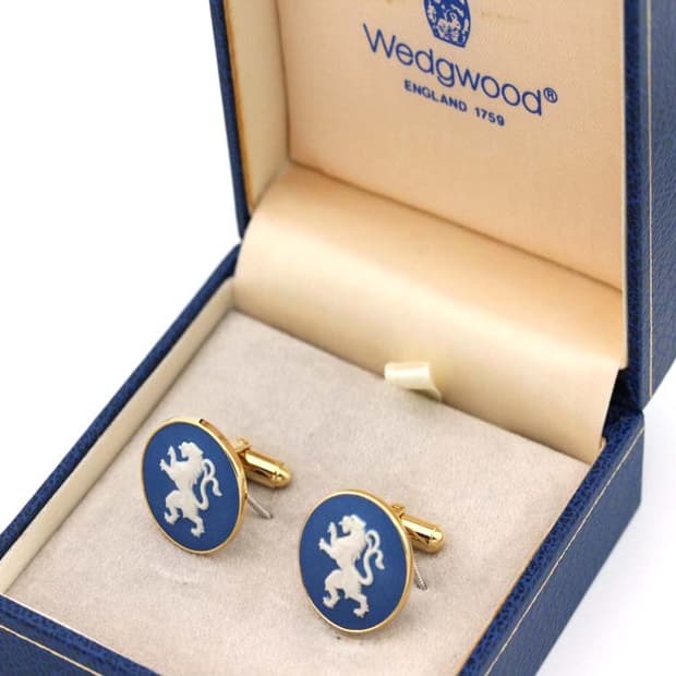 웨지우드 A+등급 남자 명품 커프스 제스퍼