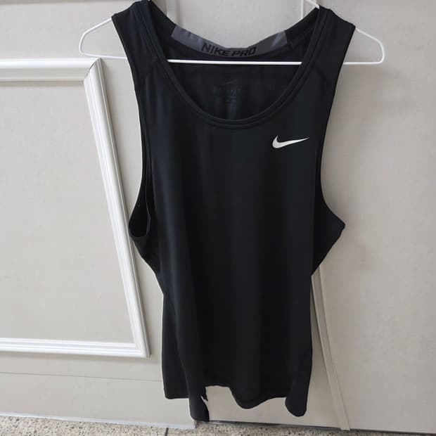 나이키 프로 블랙 남성 민소매 110