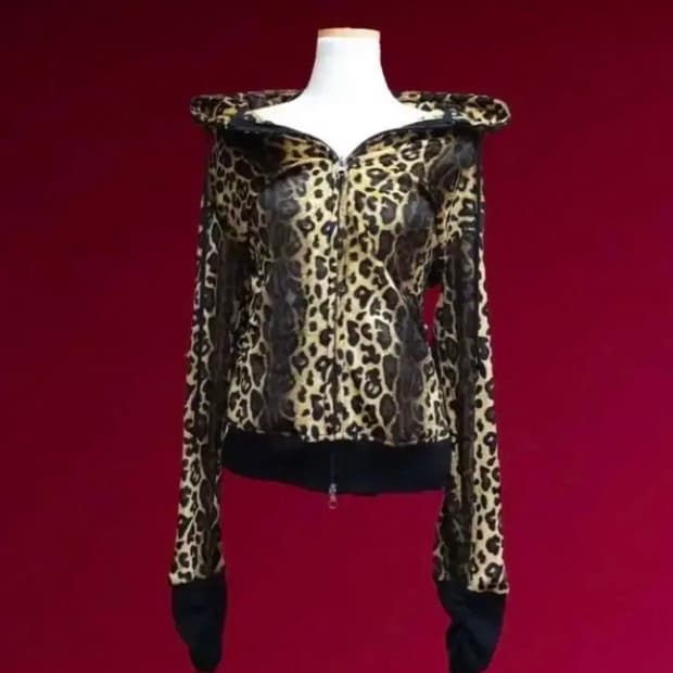 레오파드호피 y2k 갸루 집업