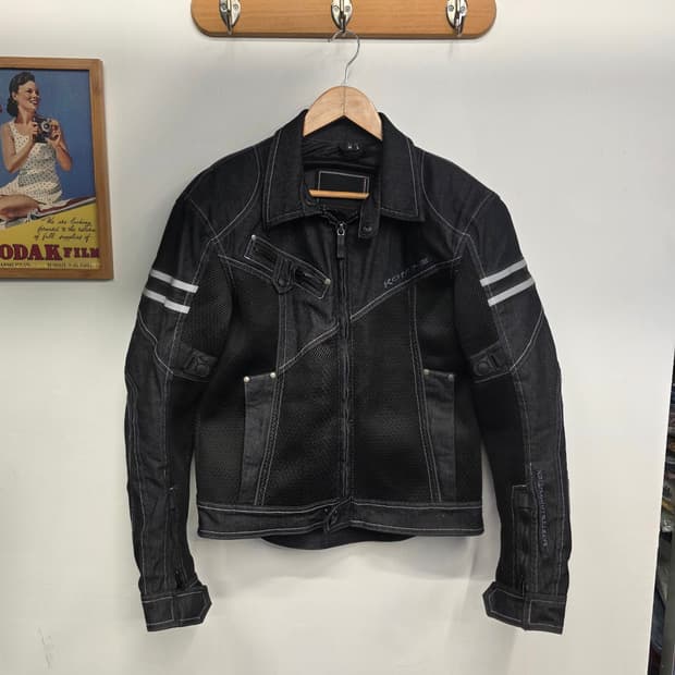 [M~L]Komine 코미네 데님 바이크 자켓