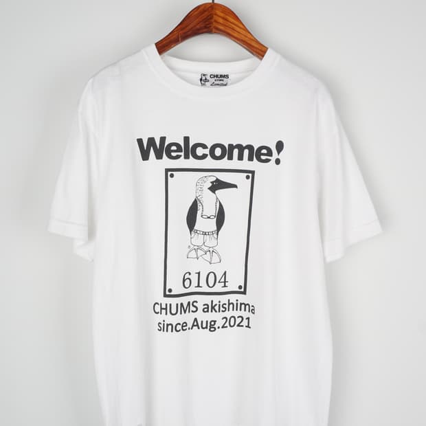 CHUMS "WELCOME" T-shirt