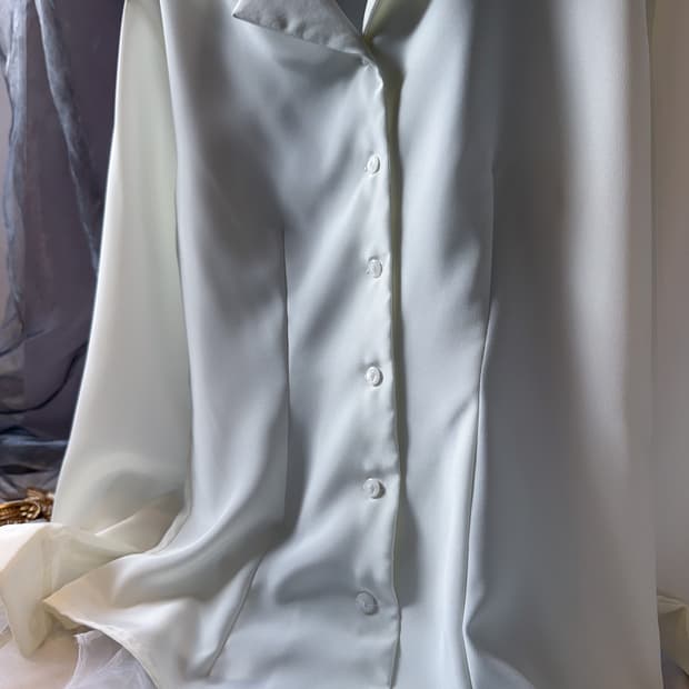  Pin-Tuck Collar Blouse 0133