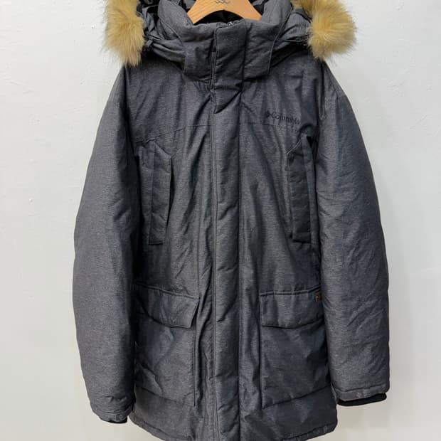 정품) 콜롬비아 남성 후드 패딩 XL