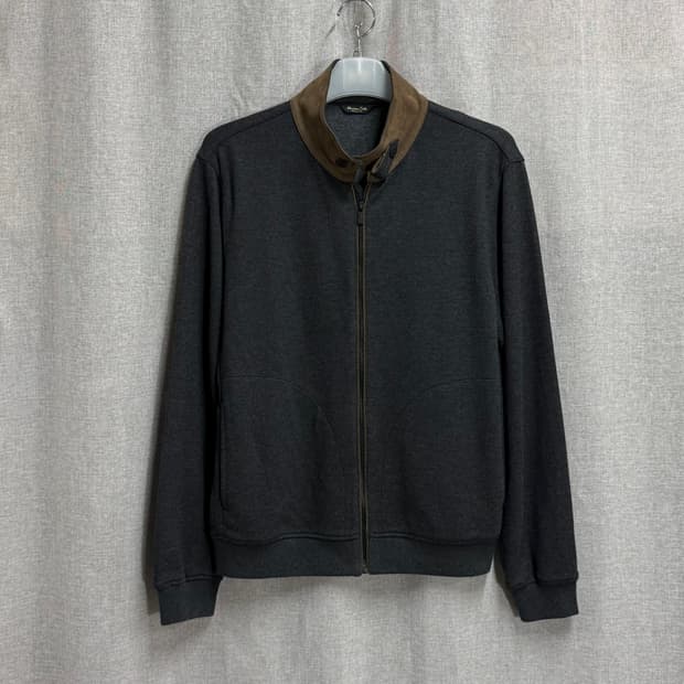 Massimo Dutti 마시모두띠 울 블렌드 니트집업 자켓