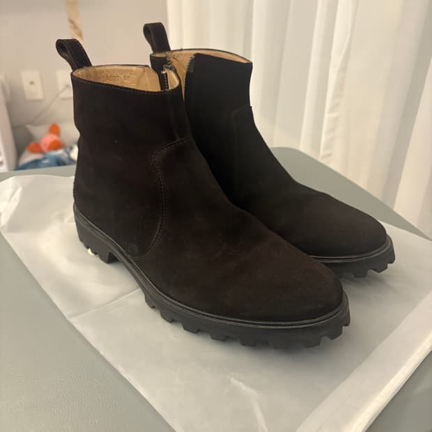 아페쎄 APC 스웨이드 첼시 부츠 260mm