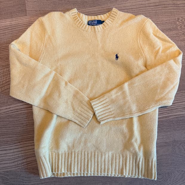 폴로 크루넥 스웨터 니트