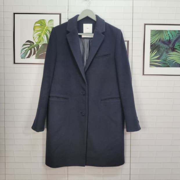 구호 울캐시미어 혼방 자켓 롱 코트 66사이스