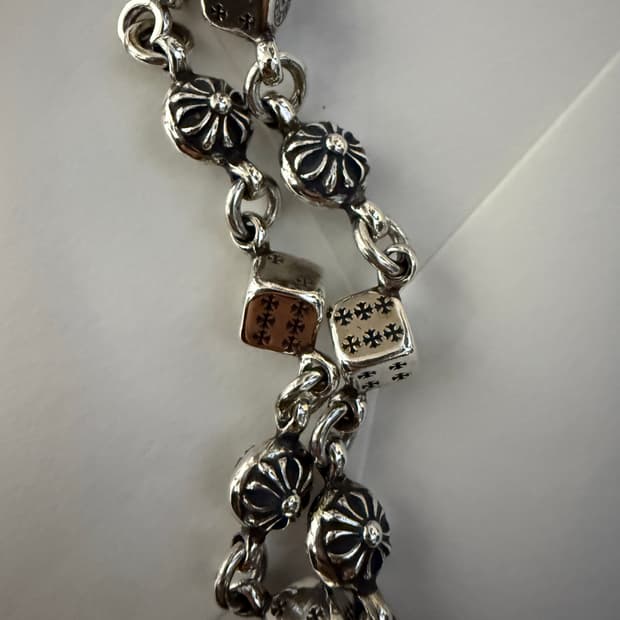 크롬하츠 다이스팔찌 8링크 새상품