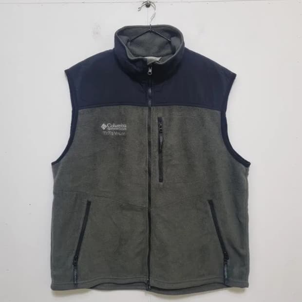컬럼비아 티타늄 플리스 집업 조끼/남성XL