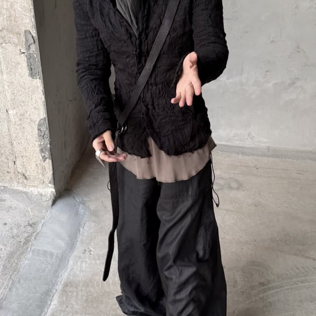 Kazuyuki Kumagai Attachment 링클 자켓