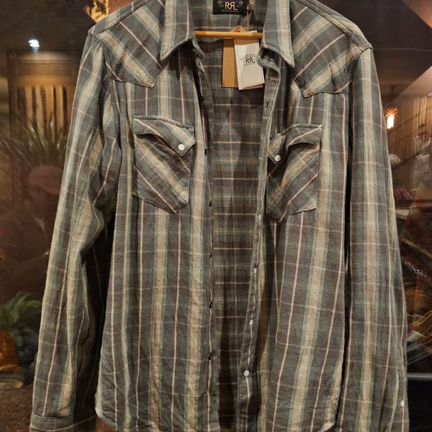 rrl 웨스턴셔츠 L사이즈