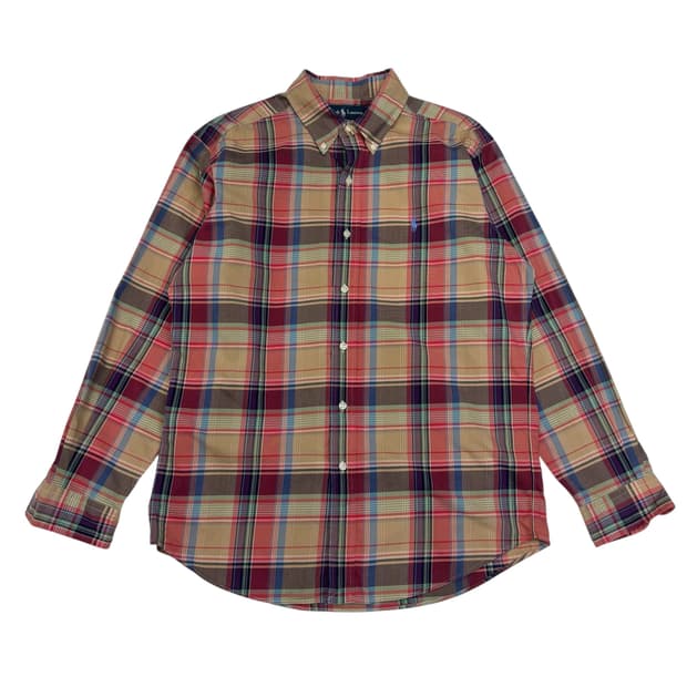 폴로 랄프로렌 커스텀 핏 체크 셔츠