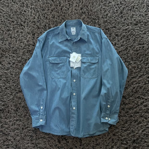 비즈빔 GRAND RIVER L/S 샴브레이 셔츠