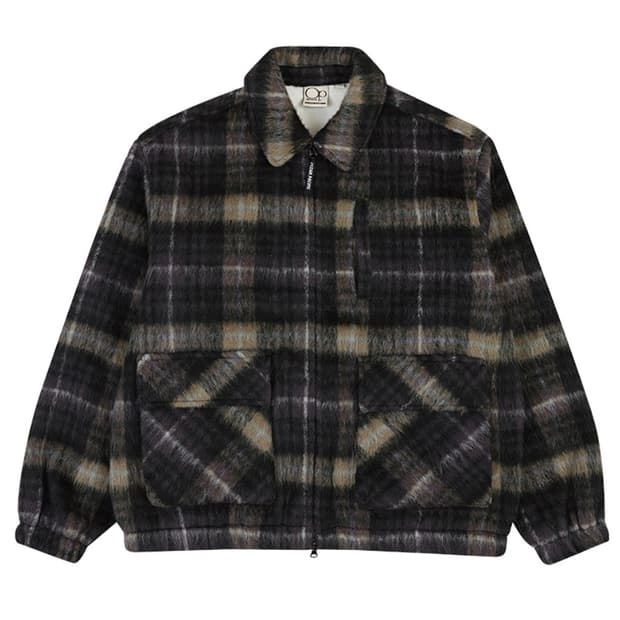오션퍼시픽 브러시드 체크 자켓 2way  L