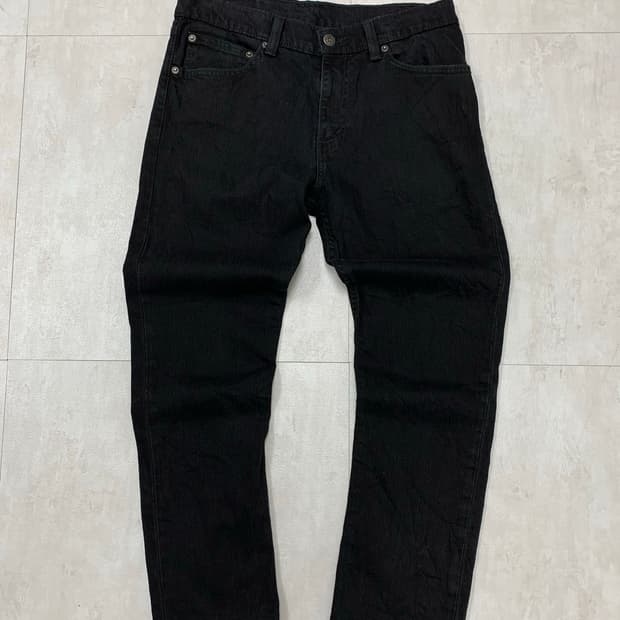 리바이스 블랙 데님 팬츠 #30