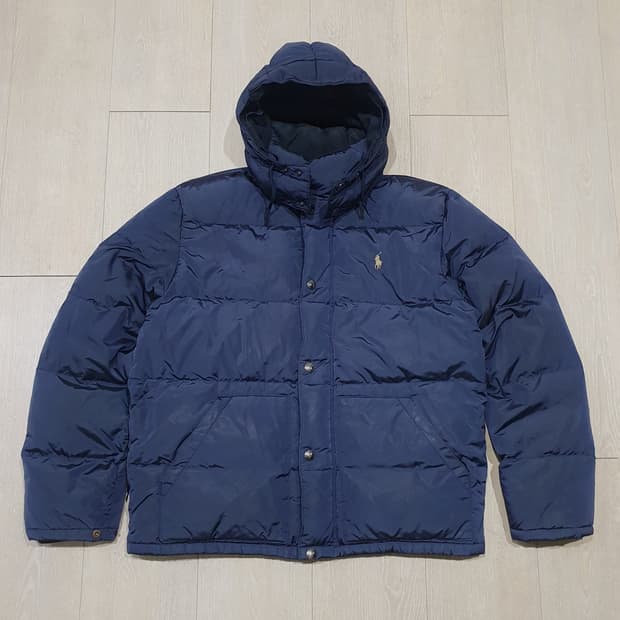 폴로 패딩 다운 숏패딩 L 105