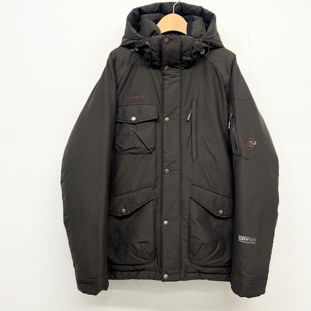 MAMMUT 마무트 브라운 후드 패딩 자켓