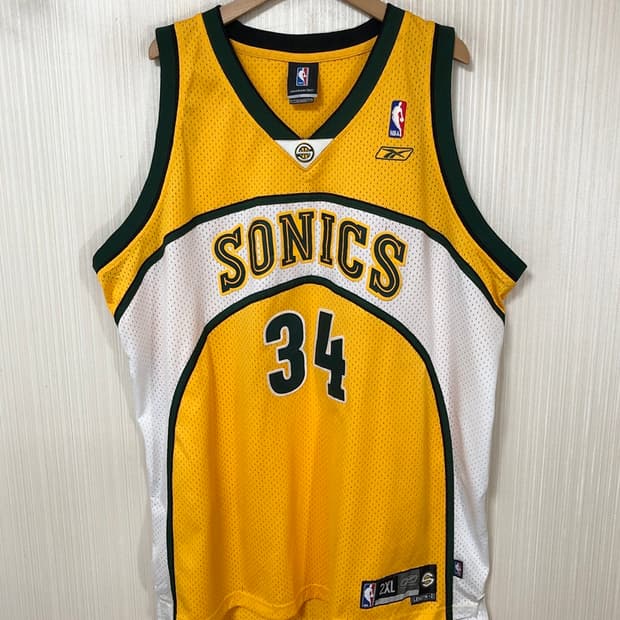 NBA 리복 04-05 시애틀슈퍼소닉스 올드유니폼 2XL(해외) 레이앨런