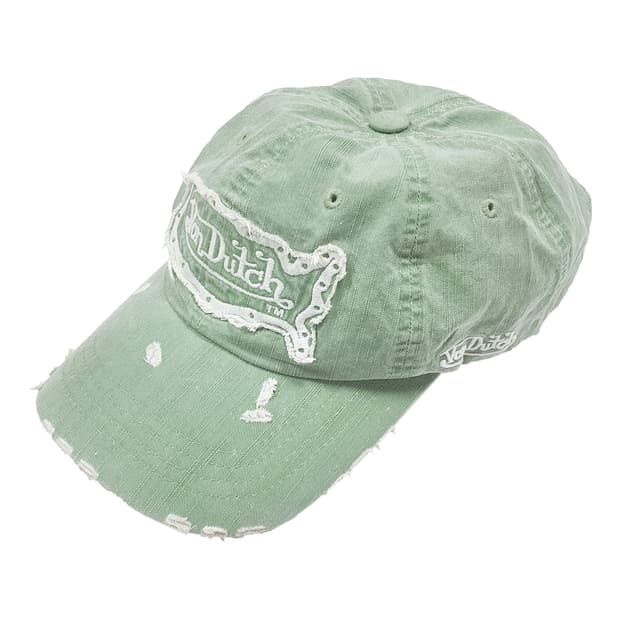 본더치(vondutch) 데미지 볼캡 애플 그린