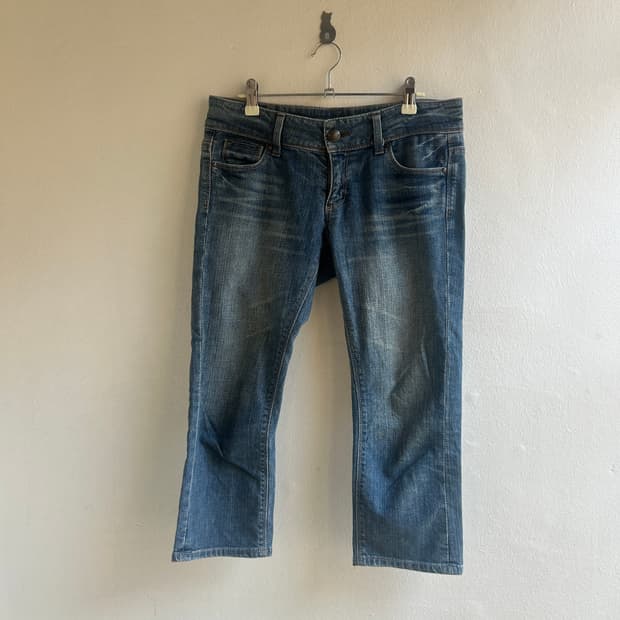 Denim capri
