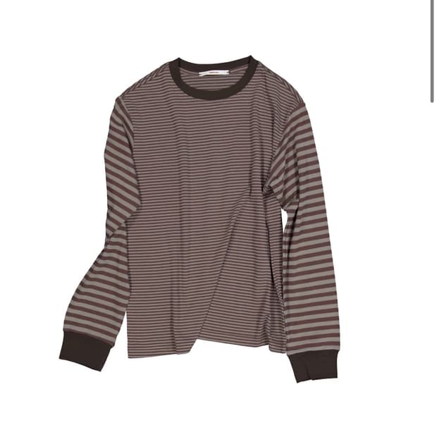 영마일웨어 stripe long sleeves_brown
