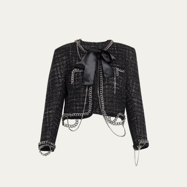 R13 트위드 자켓