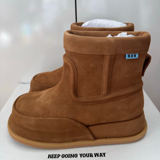 논파킹X킨치 N - ROAD BOOTS 브라운